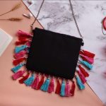 Colorful Tassel Crossbody Bag