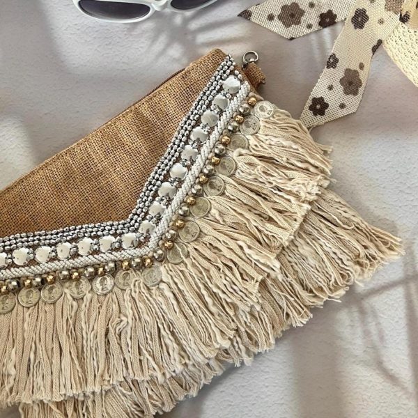 Bohemian Fringe Clutch Bag